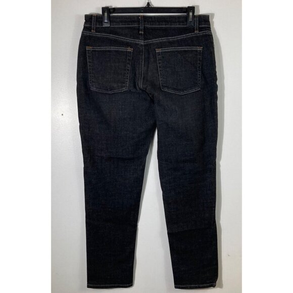 Womens Eileen Fisher Stretch Jeans Vintage Black 8/33 Organic Cotton Spandex - Picture 2 of 5